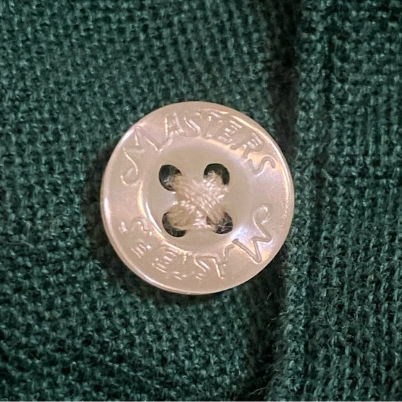 Masters Collection Shirt Men’s XL Green Golf Polo Hong Kong Vintage Augusta Flag - Picture 9 of 10